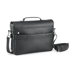 Vue Sacoche executive pour ordinateur portable 14" en polypropylène - Empire suitcase i de couleur noir| Krokrodeal