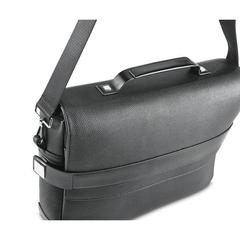 Vue Sacoche executive pour ordinateur portable 14" en polypropylène - Empire suitcase i de couleur noir| Krokrodeal