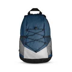 Vue Sac à dos 600D - Turim de couleur bleu| Krokrodeal