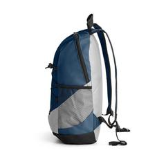 Vue Sac à dos 600D - Turim de couleur bleu| Krokrodeal