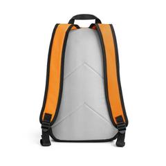 Vue Sac à dos 600D - Turim de couleur orange| Krokrodeal