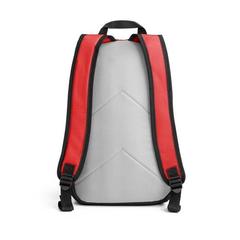 Vue Sac à dos 600D - Turim de couleur rouge| Krokrodeal