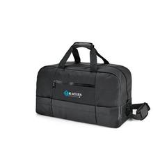 Vue Sac de sport exécutif en 840D jacquard et 300D - Zippers sport de couleur noir| Krokrodeal