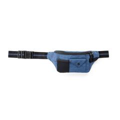 Vue Sac banane en 300D - Muzeul de couleur bleu| Krokrodeal