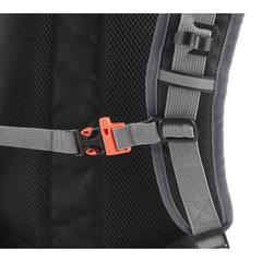 Vue Sac à dos de sport 420D avec réservoir d'eau - Mounti de couleur gris| Krokrodeal