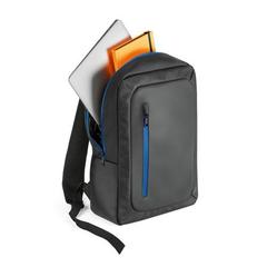 Vue Sac à dos pour ordinateur portable 15.6" en polyester 600D imperméable - Osasco de couleur bleu| Krokrodeal