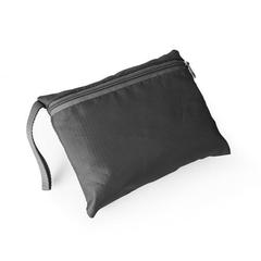 Vue Sac à dos pliable en 210D ripstop - Barcelona de couleur noir| Krokrodeal