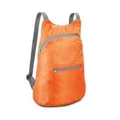 Vue Sac à dos pliable en 210D ripstop - Barcelona de couleur orange| Krokrodeal