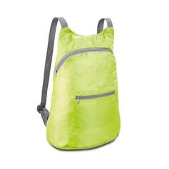 Vue Sac à dos pliable en 210D ripstop - Barcelona de couleur vert| Krokrodeal