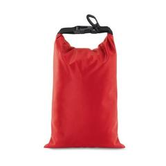 Vue Sac imperméable en tarpaulin - Purus de couleur rouge| Krokrodeal