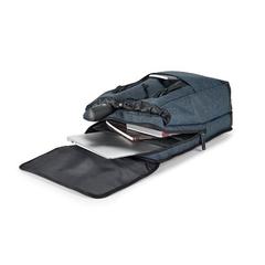 Vue Sac à dos pour ordinateur portable 17'' en 600D - Traveller de couleur bleu| Krokrodeal