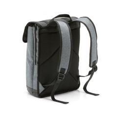 Vue Sac à dos pour ordinateur portable 17'' en 600D - Traveller de couleur gris| Krokrodeal