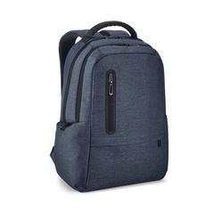 Vue Sac à dos pour ordinateur portable 17'' en Nylon 2Tone imperméable - Boston de couleur bleu| Krokrodeal