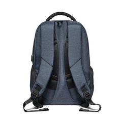 Vue Sac à dos pour ordinateur portable 17'' en Nylon 2Tone imperméable - Boston de couleur bleu| Krokrodeal