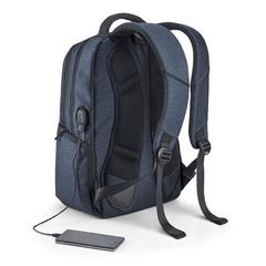 Vue Sac à dos pour ordinateur portable 17'' en Nylon 2Tone imperméable - Boston de couleur bleu| Krokrodeal