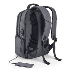 Vue Sac à dos pour ordinateur portable 17'' en Nylon 2Tone imperméable - Boston de couleur gris| Krokrodeal