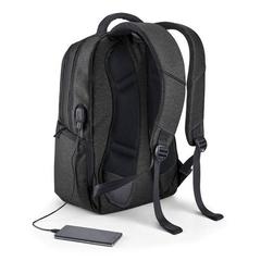 Vue Sac à dos pour ordinateur portable 17'' en Nylon 2Tone imperméable - Boston de couleur noir| Krokrodeal