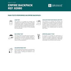 Vue générale Sac à dos pour ordinateur portable 14'' en polypropylène - Empire backpack | Krokrodeal