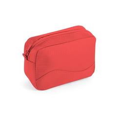 Vue Trousse de toilette en microfibre - Marie de couleur rouge| Krokrodeal