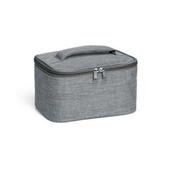 Vue Trousse de toilette 300D - Eliza de couleur gris| Krokrodeal