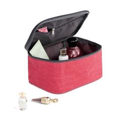 Vue Trousse de toilette 300D - Eliza de couleur rose| Krokrodeal
