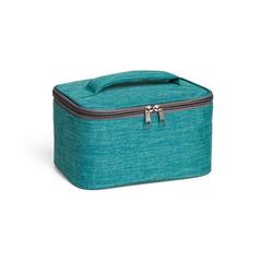 Vue Trousse de toilette 300D - Eliza de couleur bleu| Krokrodeal
