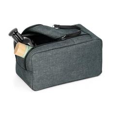 Vue Trousse de toilette 600D - Wayne de couleur gris| Krokrodeal