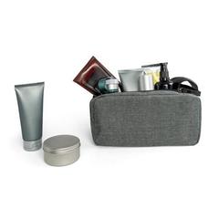 Vue Trousse de toilette 600D - Wayne de couleur gris| Krokrodeal