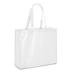 Vue Sac non tissé laminé (110 g/m²) - Millenia de couleur blanc| Krokrodeal