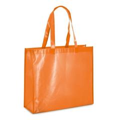 Vue Sac non tissé laminé (110 g/m²) - Millenia de couleur orange| Krokrodeal