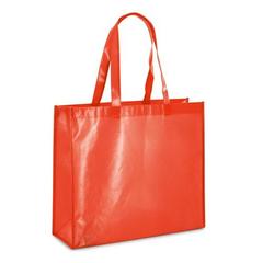 Vue Sac non tissé laminé (110 g/m²) - Millenia de couleur rouge| Krokrodeal
