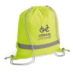 Vue Sac à dos 210D - Rules de couleur jaune| Krokrodeal