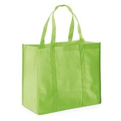 Vue Sac en non-tissé (80 g/m²) - Shopper de couleur vert| Krokrodeal