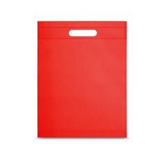 Vue Sac en non-tissé (80 g/m²) - Roterdam de couleur rouge| Krokrodeal