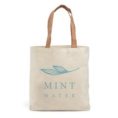 Vue Sac 100% coton (180 g/m²) - Feria de couleur beige| Krokrodeal
