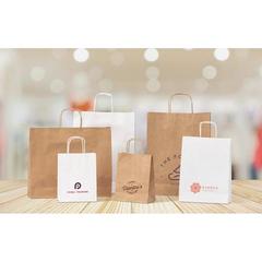 Vue générale Sac en papier kraft (115 g/m²) - Leia | Krokrodeal