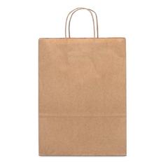 Vue Sac en papier kraft (115 g/m²) - Leia de couleur beige| Krokrodeal