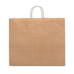 Vue Sac en papier kraft (115 g/m²) - Kira de couleur beige| Krokrodeal