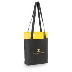 Vue Sac - Harrod de couleur jaune| Krokrodeal