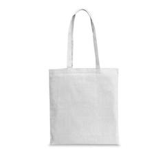 Vue Sac 100% coton (100 g/m²) - Wharf de couleur blanc| Krokrodeal