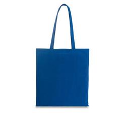 Vue Sac 100% coton (100 g/m²) - Wharf de couleur bleu| Krokrodeal