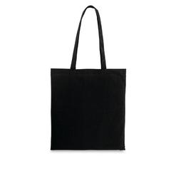 Vue Sac 100% coton (100 g/m²) - Wharf de couleur noir| Krokrodeal