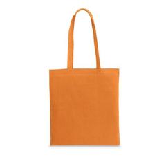 Vue Sac 100% coton (100 g/m²) - Wharf de couleur orange| Krokrodeal