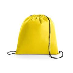 Vue Sac à dos non tissé (80 m/g²) - Boxp de couleur jaune| Krokrodeal