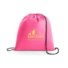 Vue Sac à dos non tissé (80 m/g²) - Boxp de couleur rose| Krokrodeal