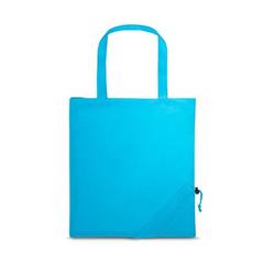 Vue Sac pliable 190T - Shops de couleur bleu| Krokrodeal