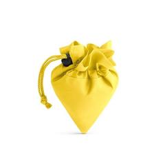 Vue Sac pliable 190T - Shops de couleur jaune| Krokrodeal