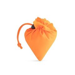 Vue Sac pliable 190T - Shops de couleur orange| Krokrodeal