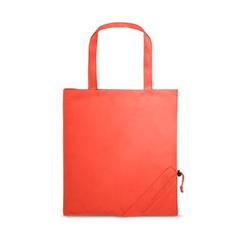 Vue Sac pliable 190T - Shops de couleur rouge| Krokrodeal