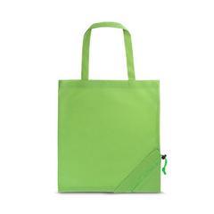 Vue Sac pliable 190T - Shops de couleur vert| Krokrodeal